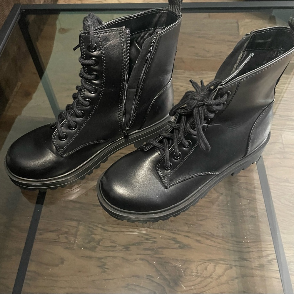 Black Combat Boots